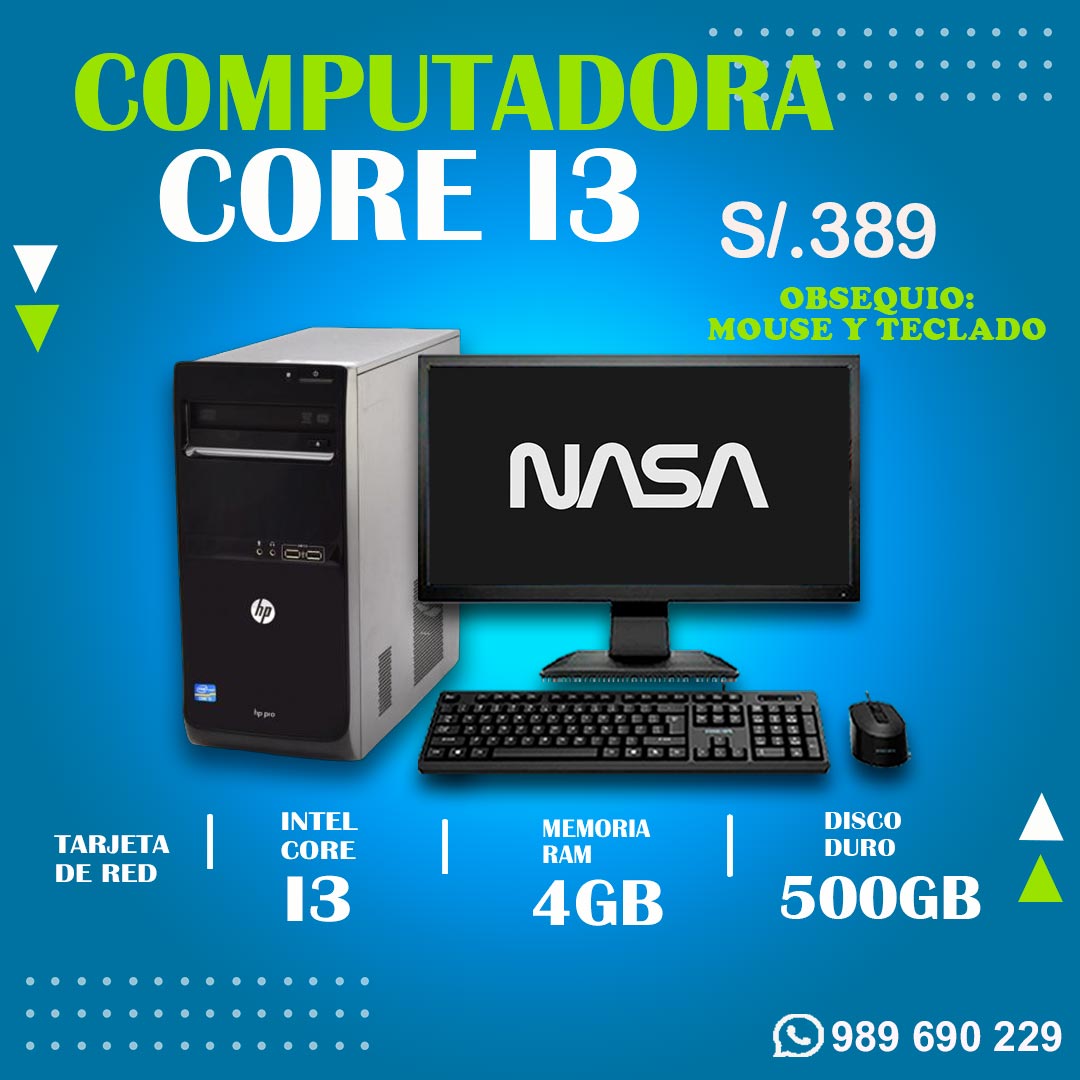 computadora core i3 